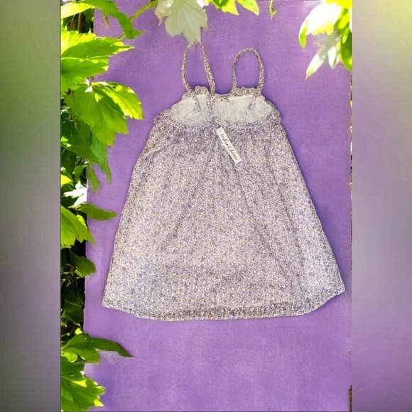 Free People for Love & Lemons M Medium Purple Lavender Mini Dress NWT - Picture 4 of 4
